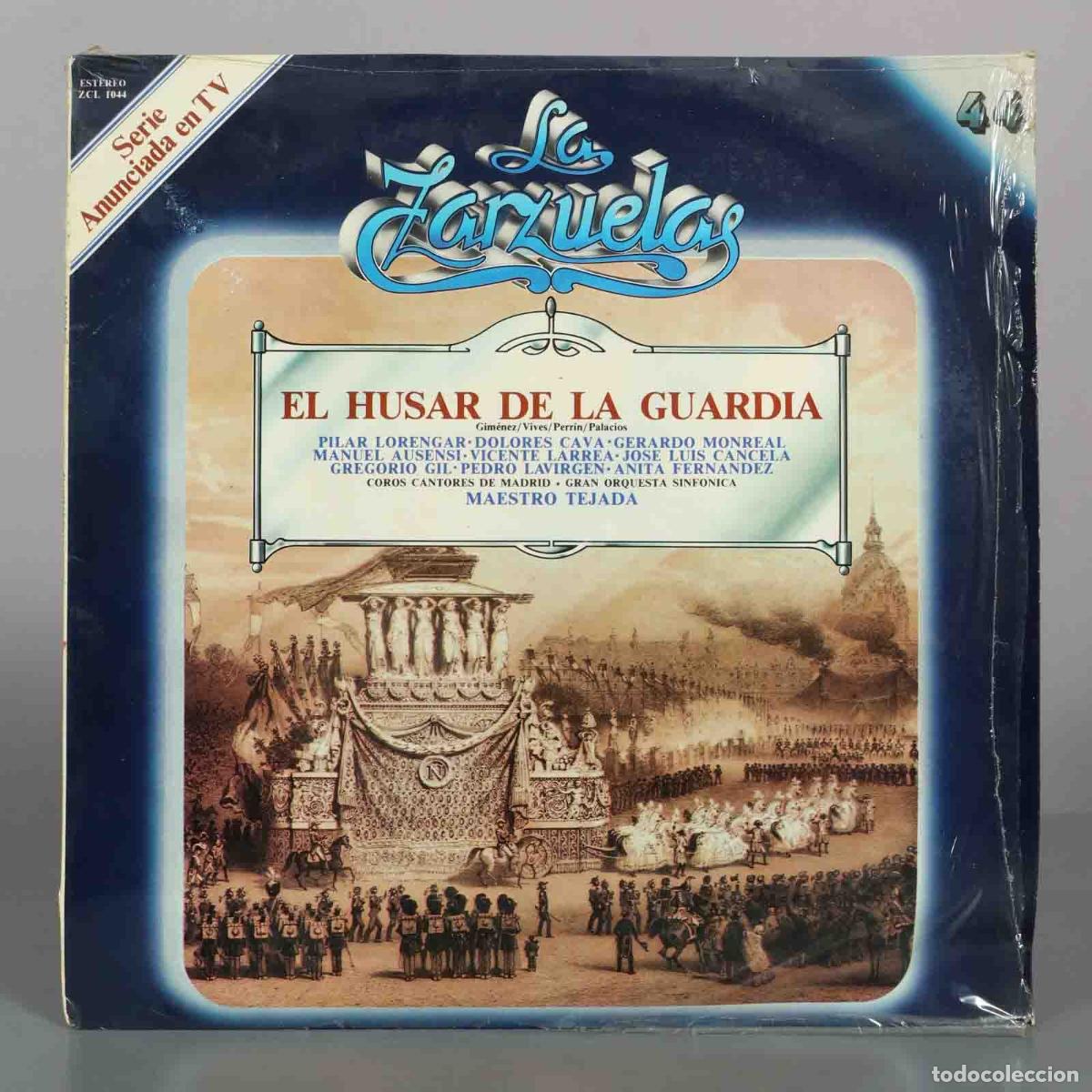 Discos de vinilo: LP. El H&uacute;sar de la Guardia - Ger&oacute;nimo Gim&eacute;nez, Amadeo Vives, Maestro Tejada, Pilar Lorengar, Dolore