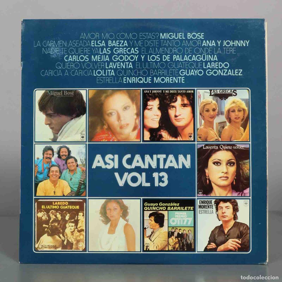 Vinyl-Schallplatten: LP. Asi Cantan Vol 13 - Varios Artistas
