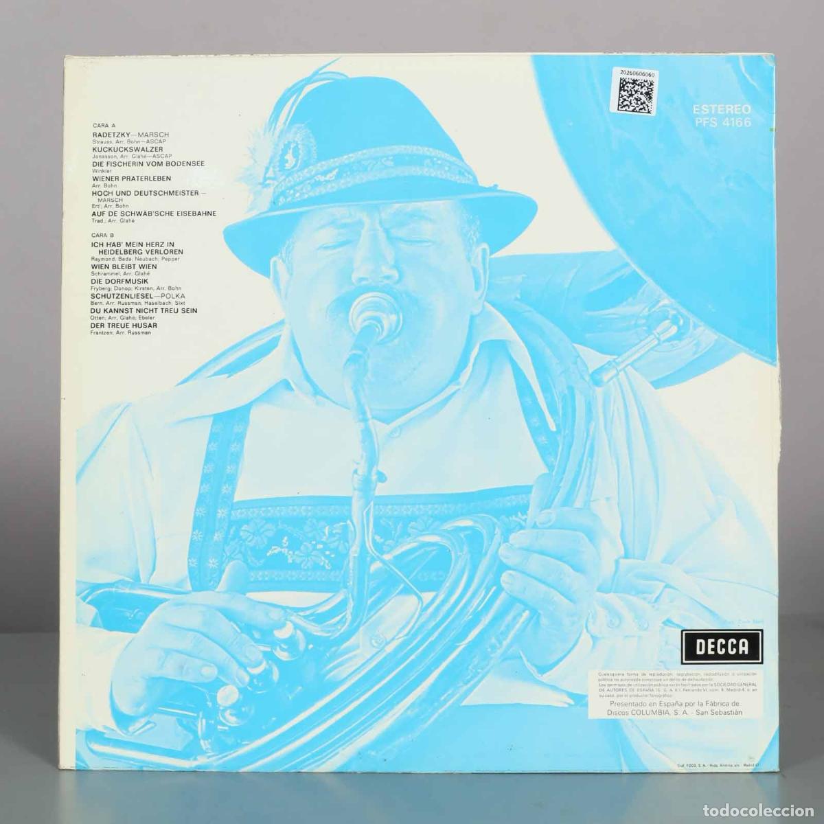 Discos de vinilo: LP. Strictly Oompah - Will Glah&eacute; y su Orquesta - Foto 2