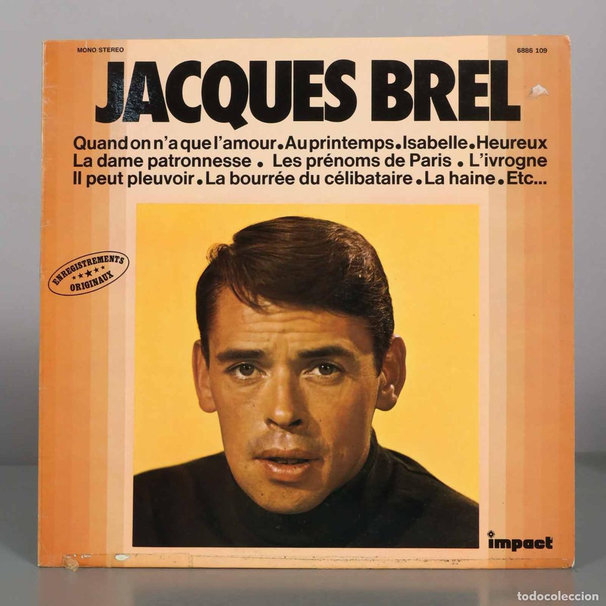 Discos de vinilo: LP. Jacques Brel - Jacques Brel - Impact