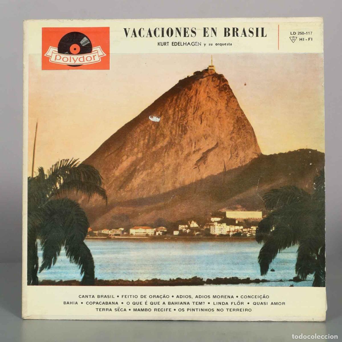 Discos de vinilo: LP. Vacaciones en Brasil - Kurt Edelhagen y su orquesta