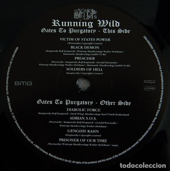 Discos de vinilo: vinilo Running Wild - Gates To Purgatory - Foto 4