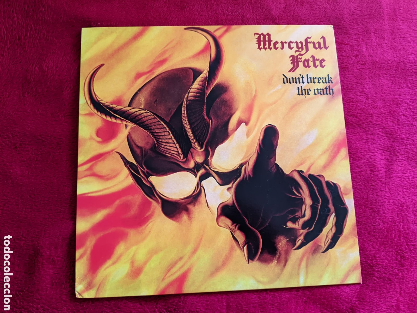 Discos de vinilo: // Mercyful Fate &ndash; Don't Break The Oath - Metal Blade Classic Series 2020,Golden Yellow Marbled