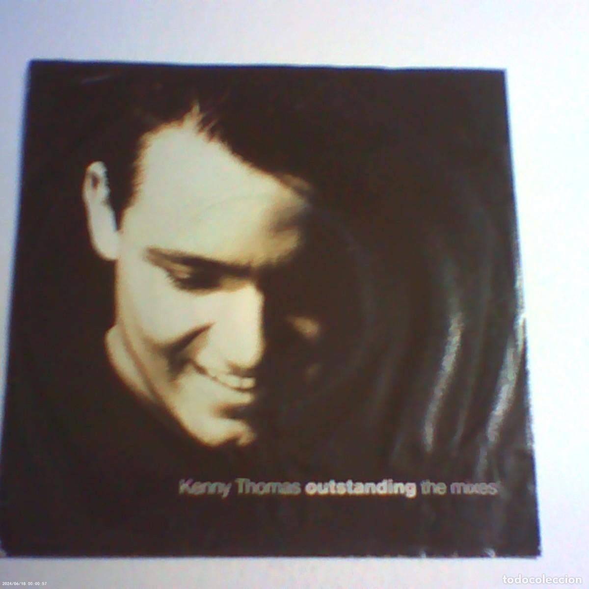 Discos de vinilo: single kenny thomas. outstanding. the mixes. chrysalis 1990 EEC (seminuevo)
