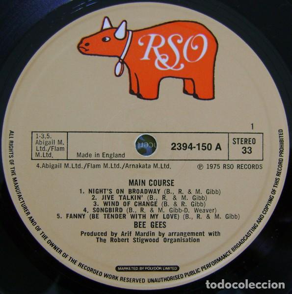 Discos de vinilo: vinilo UK 1975 Bee Gees - Main Course - Foto 3