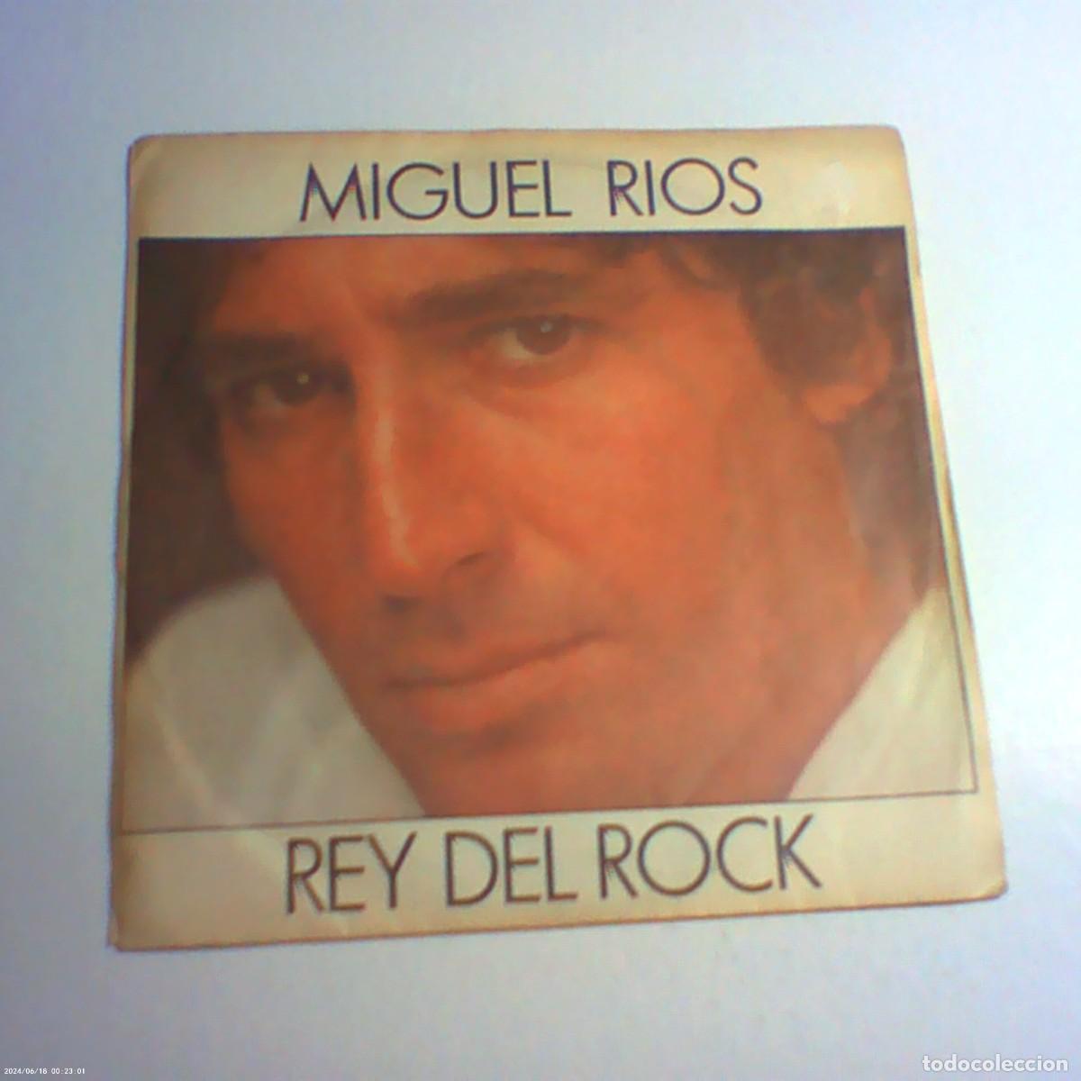 Discos de vinilo: single miguel r&iacute;os. rey del rock. un caballo llamado muerte. polydor 1979 spain (seminuevo)