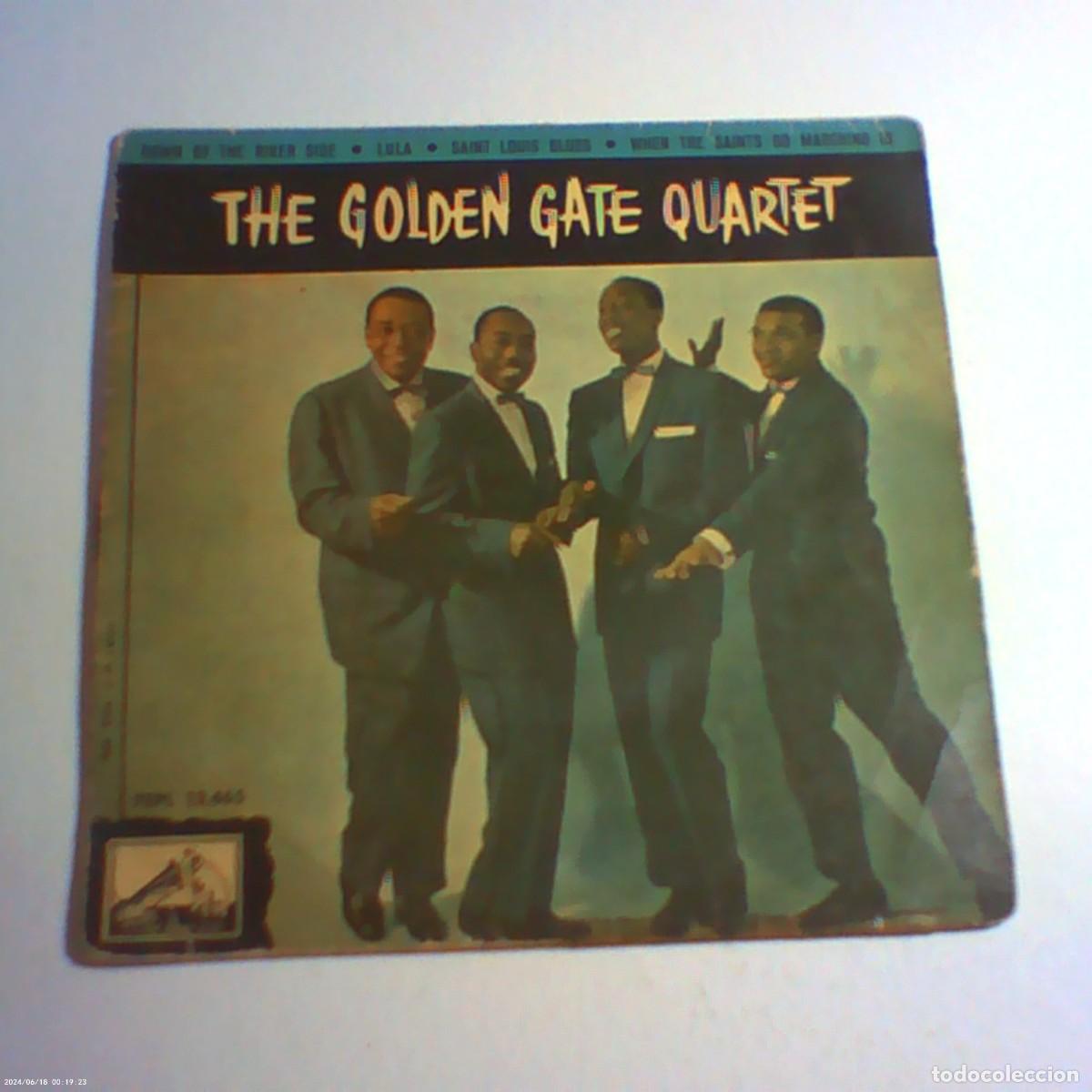 Discos de vinilo: single the golden gate quartet. down by the river side +3 temas. emi 1960 spain (seminuevo)