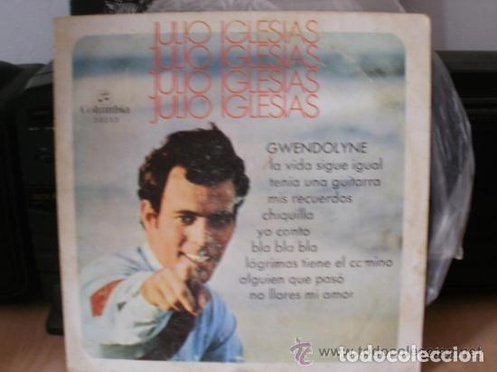 Discos de vinilo: JULIO IGLESIAS Gwendolyne 1 single DISCO EN FORMATO 33 RPM