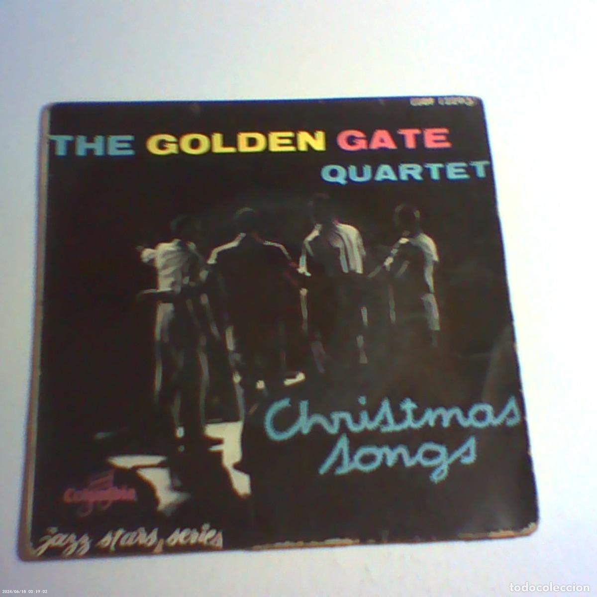 Discos de vinilo: single the golden gate quartet. christmas songs. 4 temas. columbia france (buen estado)