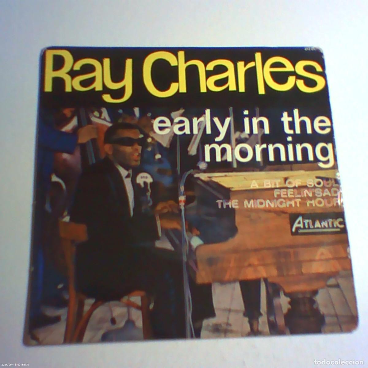 Discos de vinilo: single ray charles. early in the morning +3 temas. atlantic france (seminuevo)