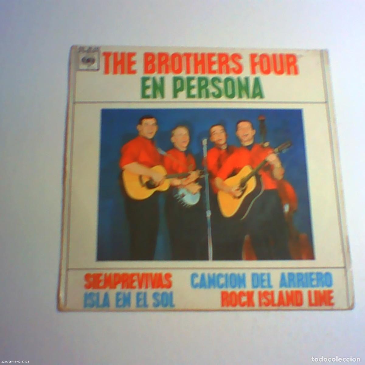 Discos de vinilo: single the brothers four en persona. siemprevivas +3 temas. cbs 1963 spain (seminuevo)