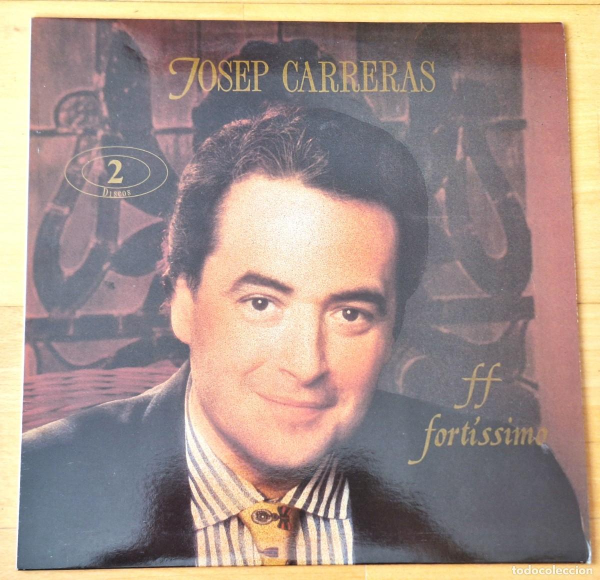 Discos de vinilo: JOSEP CARRERAS - FF FORTISSIMO - 2 DISCOS VINILO LP - ZAFIRO A&Ntilde;O 1988 - PERFECTO ESTADO