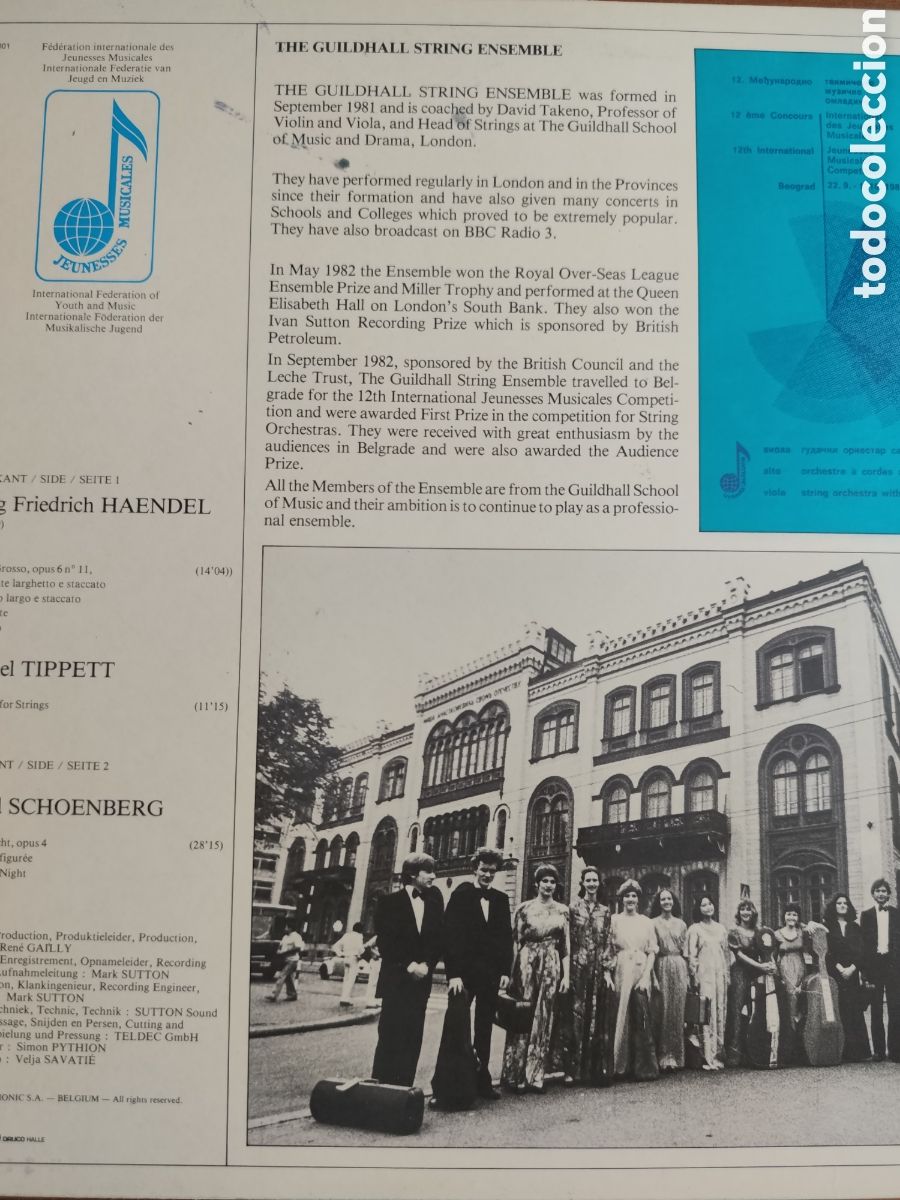 Discos de vinilo: Vinilo Guilhald String Ensemble London - Foto 2