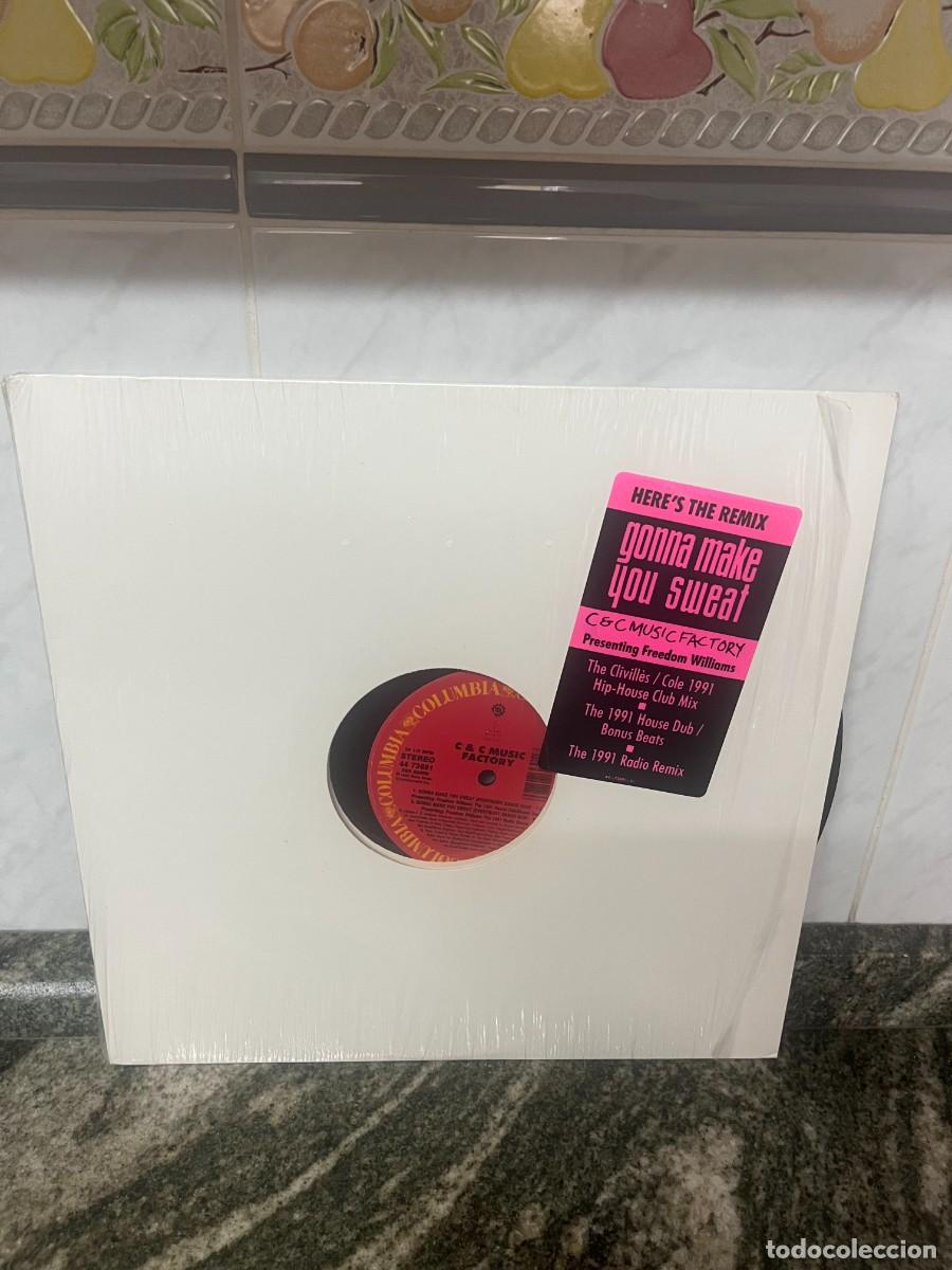 Discos de vinilo: C & C Music Factory Presenting Freedom Williams Gonna Make You Sweat (Everybody Dance Now)