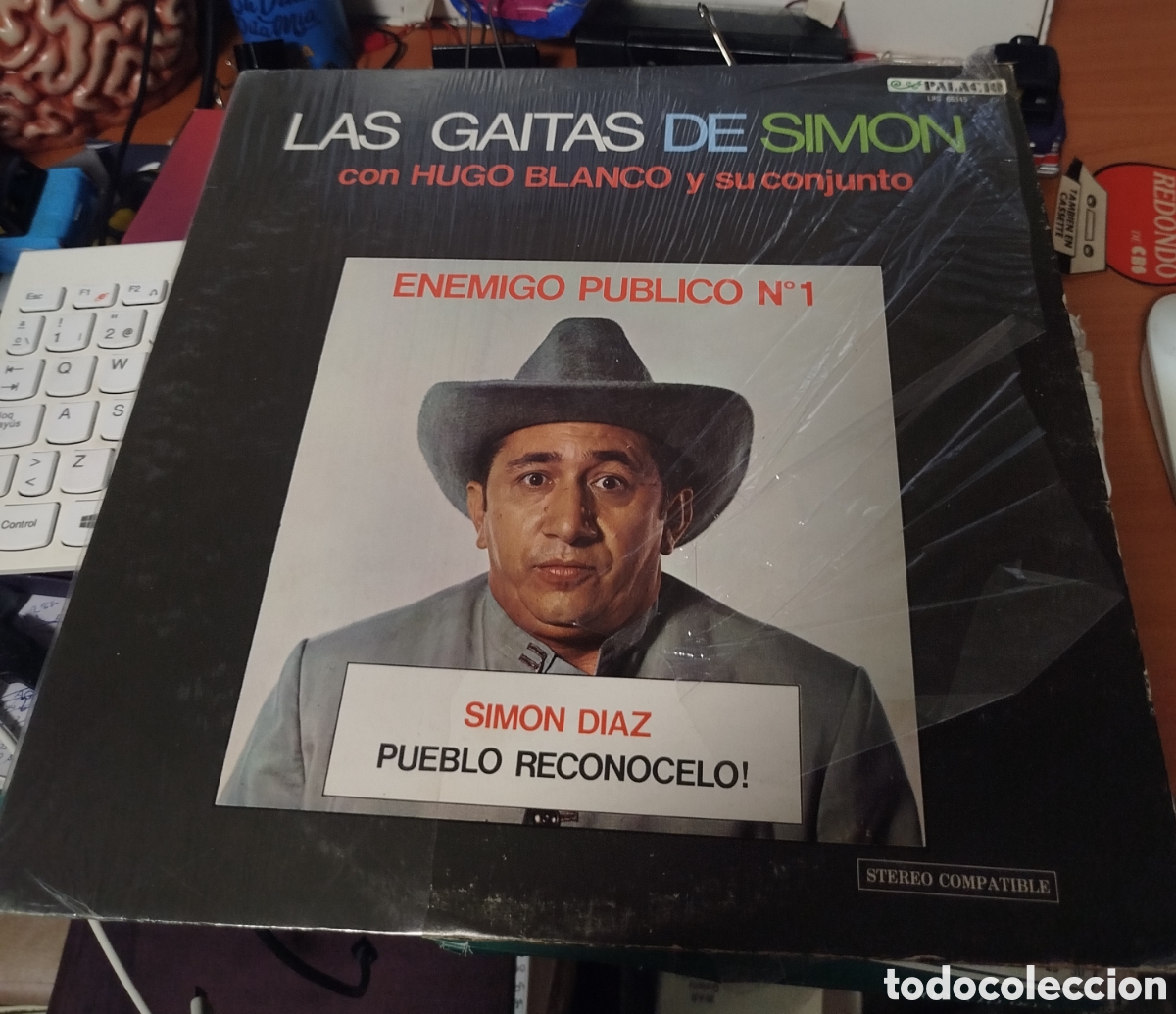 Discos de vinilo: Las gaitas de Sim&oacute;n. Con Hugo Blanco y su conjunto.