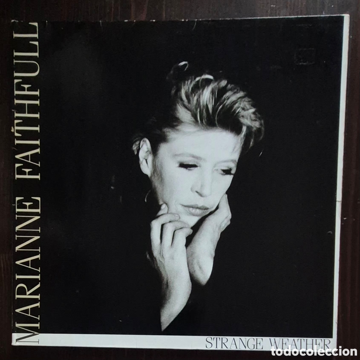 Discos de vinilo: LP GATEFOLD - MARIANNE FAITHFULL - STRANGE WEATHER - 1987 EUROPA