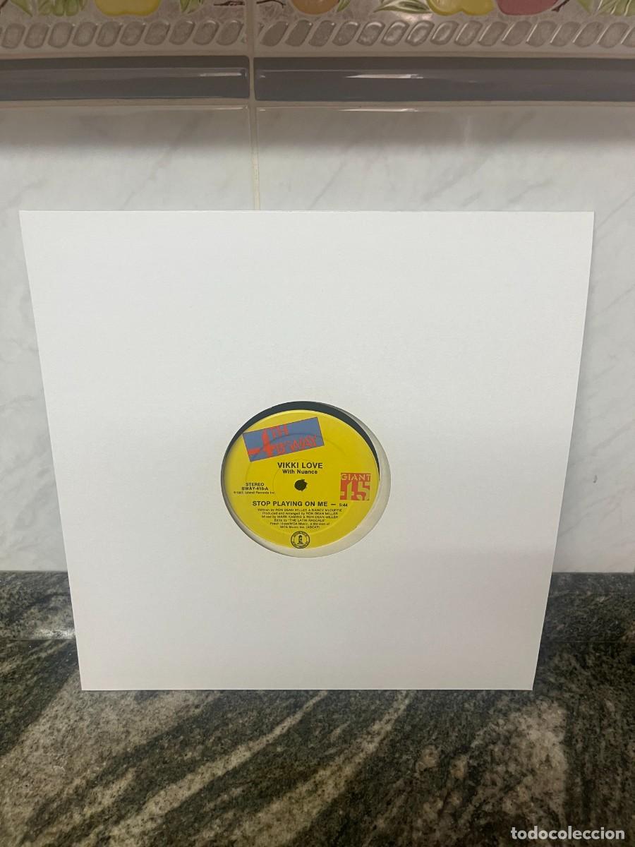 Discos de vinilo: Vikki Love With Nuance Stop Playing On Me
