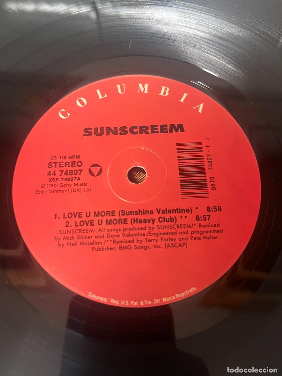 Discos de vinilo: Sunscreem Love U More - Foto 4