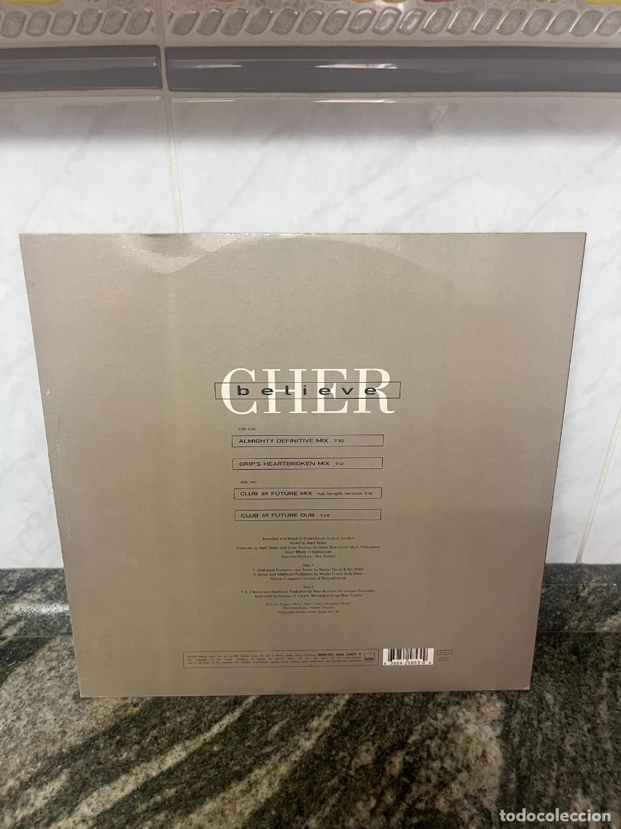 Discos de vinilo: Cher &lrm;&ndash; Believe maxi . - Foto 2