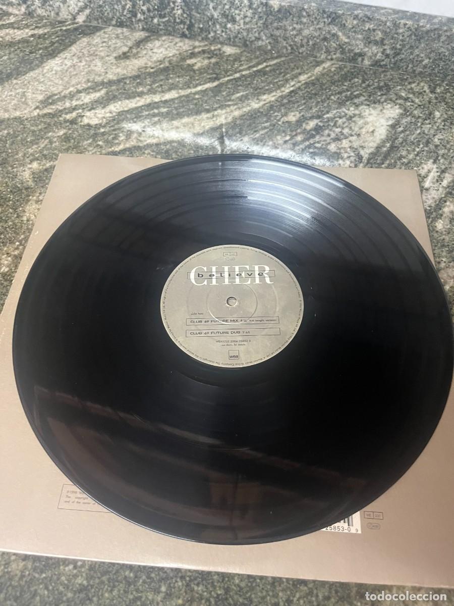 Discos de vinilo: Cher &lrm;&ndash; Believe maxi . - Foto 3