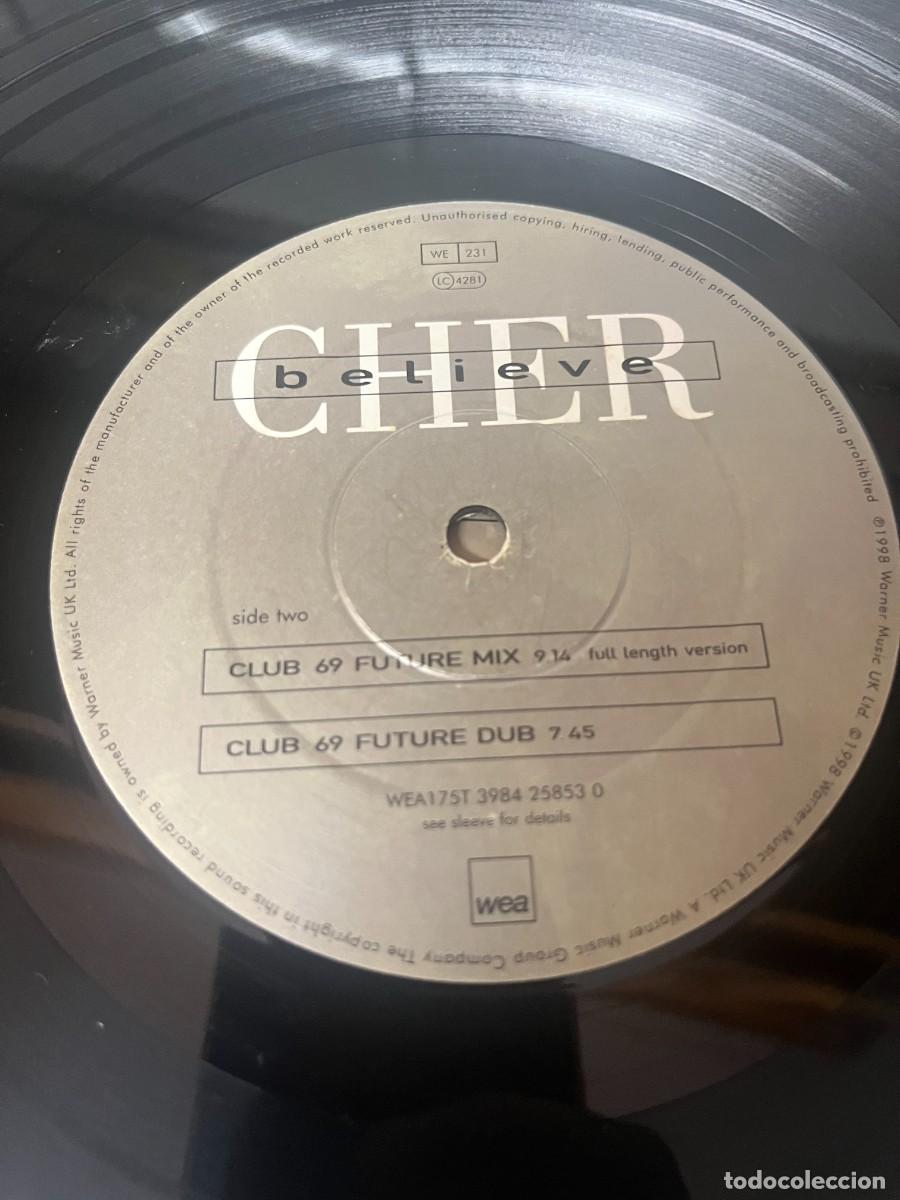 Discos de vinilo: Cher &lrm;&ndash; Believe maxi . - Foto 4