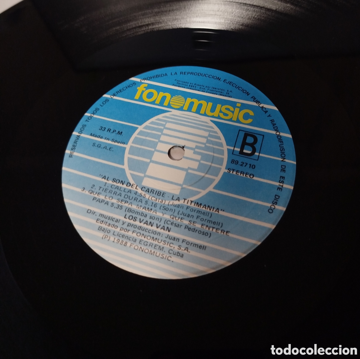 Discos de vinilo: Los van van - al son del caribe - Foto 3