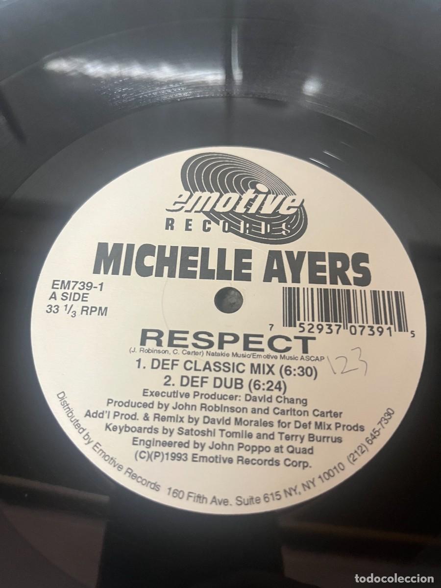 Discos de vinilo: Michelle Ayers Respect (David Morales Remixes) - Foto 3