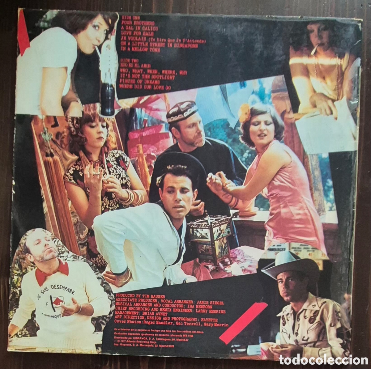 Discos de vinilo: LP - THE MANHATTAN TRANSFER - PASTICHE - 1978 ESPA&Ntilde;A - Foto 2