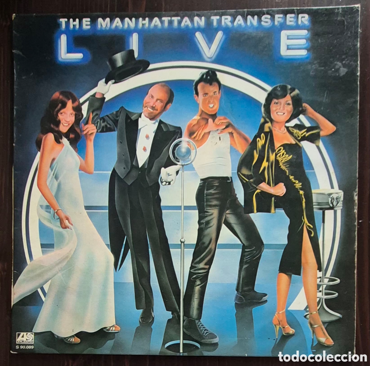 Discos de vinilo: LP - THE MANHATTAN TRANSFER - LIVE - 1978 ESPA&Ntilde;A