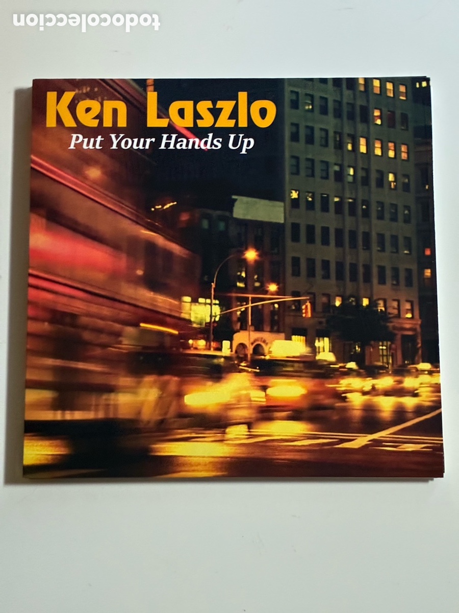 Discos de vinilo: Ken Laszlo - Put Your Hands Up 12&rdquo; MAXI SINGLE ITALO DISCO limitado NUEVO Hey Hey Guy Tonight