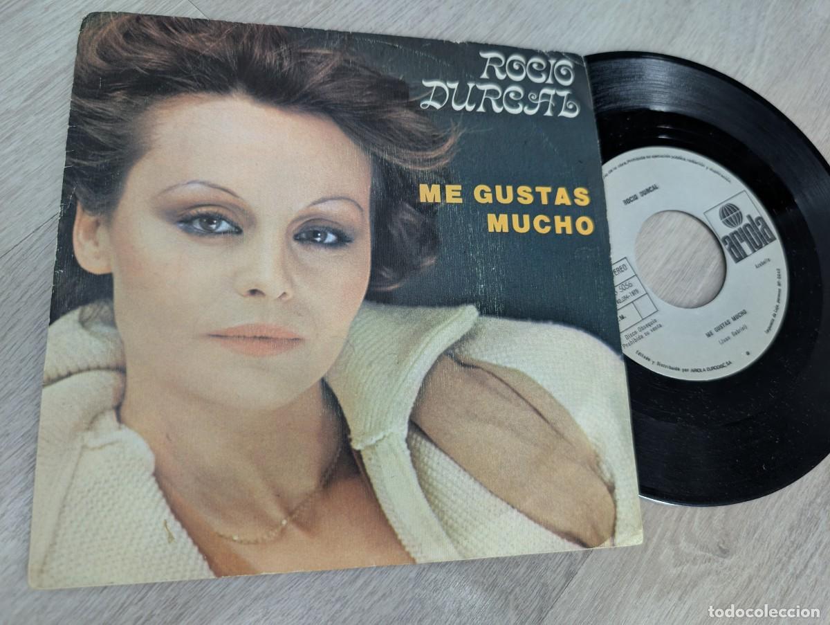 Vinyl-Schallplatten: ROCIO DURCAL - ME GUSTAS MUCHO .. SINGLE DE ARIOLA - PROMOCIONAL - 1979 - BUEN ESTADO