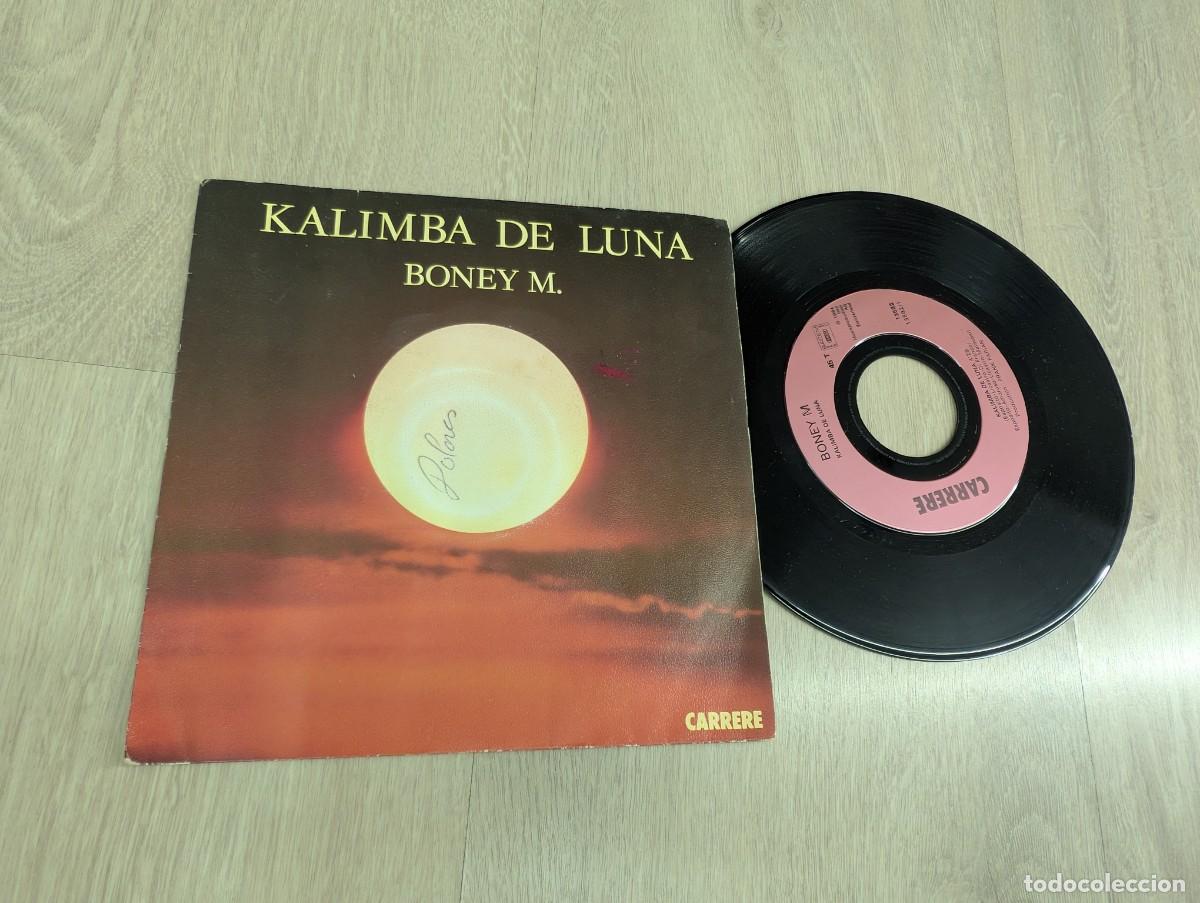 Discos de vinilo: BONEY M - KALIMBA DE LUNA.. SINGLE DE 1985 DE CARRERE - EDICION EUROPA .