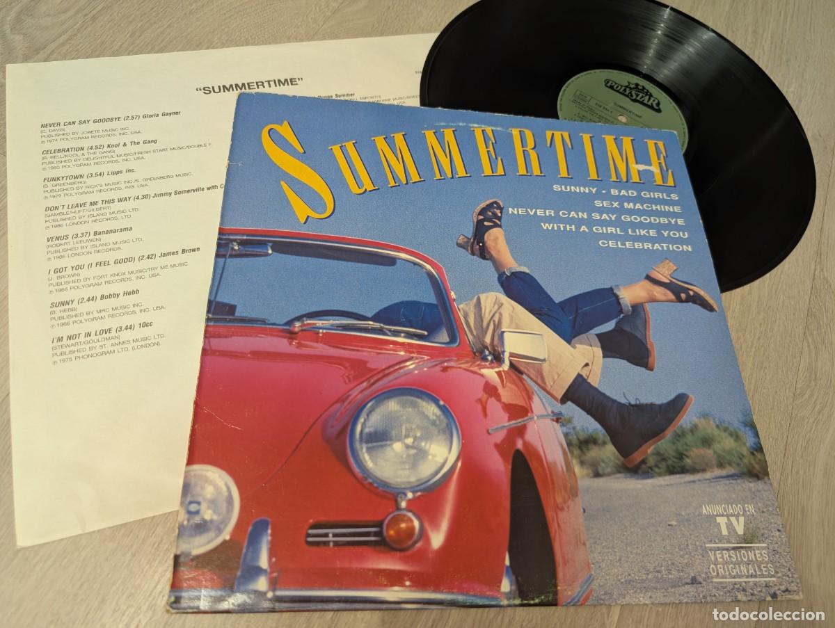Discos de vinilo: SUMMERTIME - RECOPILATORIO DANCE ..ANUNCIADO EN TV.. LP POLYSTAR - 1993 - DONNA SUMMER, Y 15 MAS .