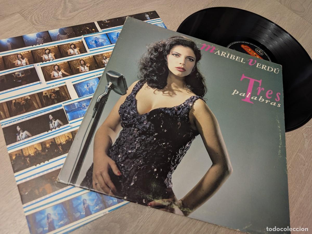 Discos de vinilo: MARIBEL VERDU - TRES PALABRAS ..LP DE MERCURY DE 1993 - INCLUYE ENCARTE .. MUY LIMITADO