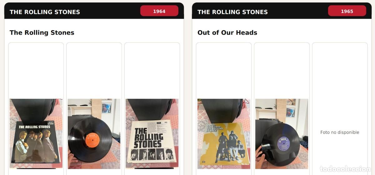 Discos de vinilo: Colecci&oacute;n vinilos The Rolling Stones - ediciones espa&ntilde;olas y europeas - a&ntilde;os 60/70/80