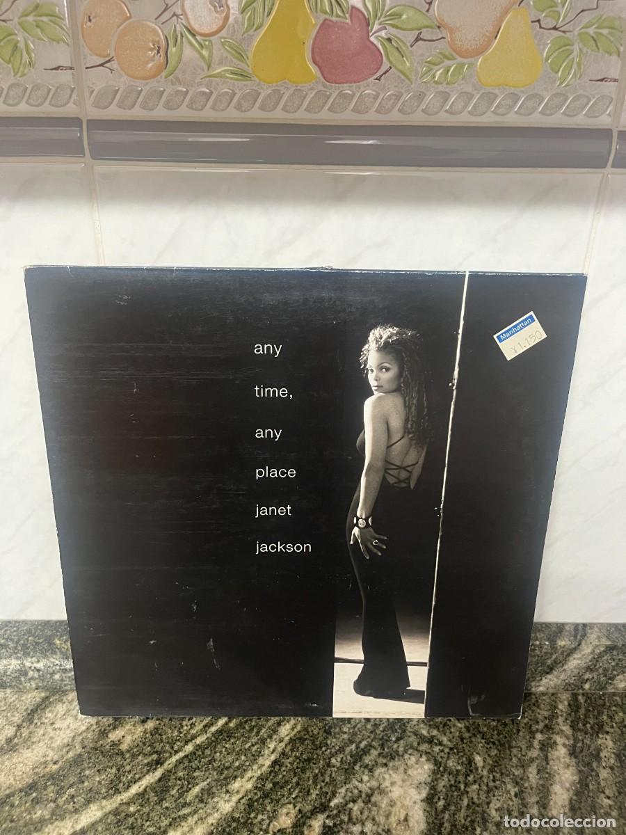 Discos de vinilo: Janet Jackson Any Time, Any Place