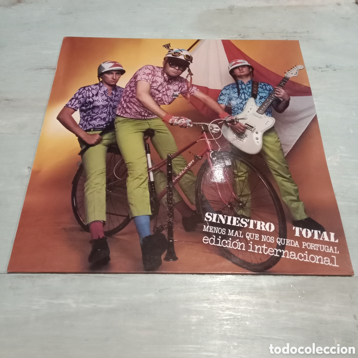 Discos de vinilo: SINIESTRO TOTAL - MENOS MAL QUE NOS QUEDA PORTUGAL - LP