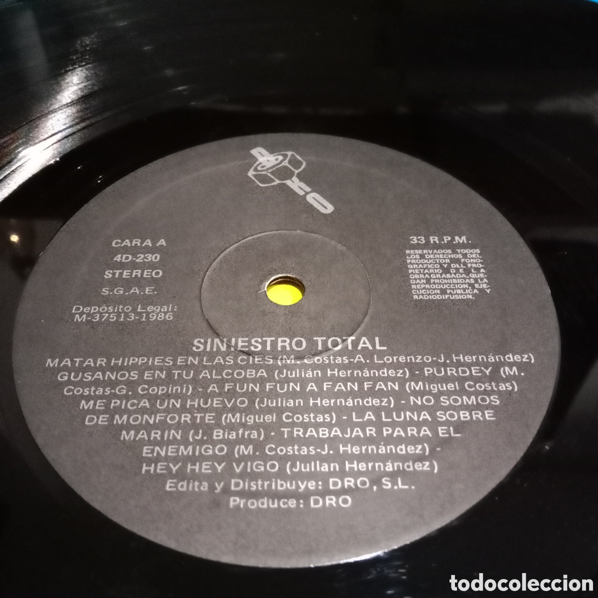 Discos de vinilo: SINIESTRO TOTAL - GRANDES EXITOS - LP - Foto 6