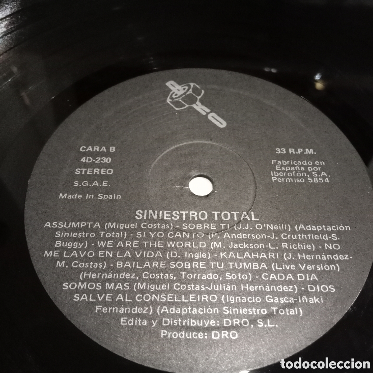 Discos de vinilo: SINIESTRO TOTAL - GRANDES EXITOS - LP - Foto 7