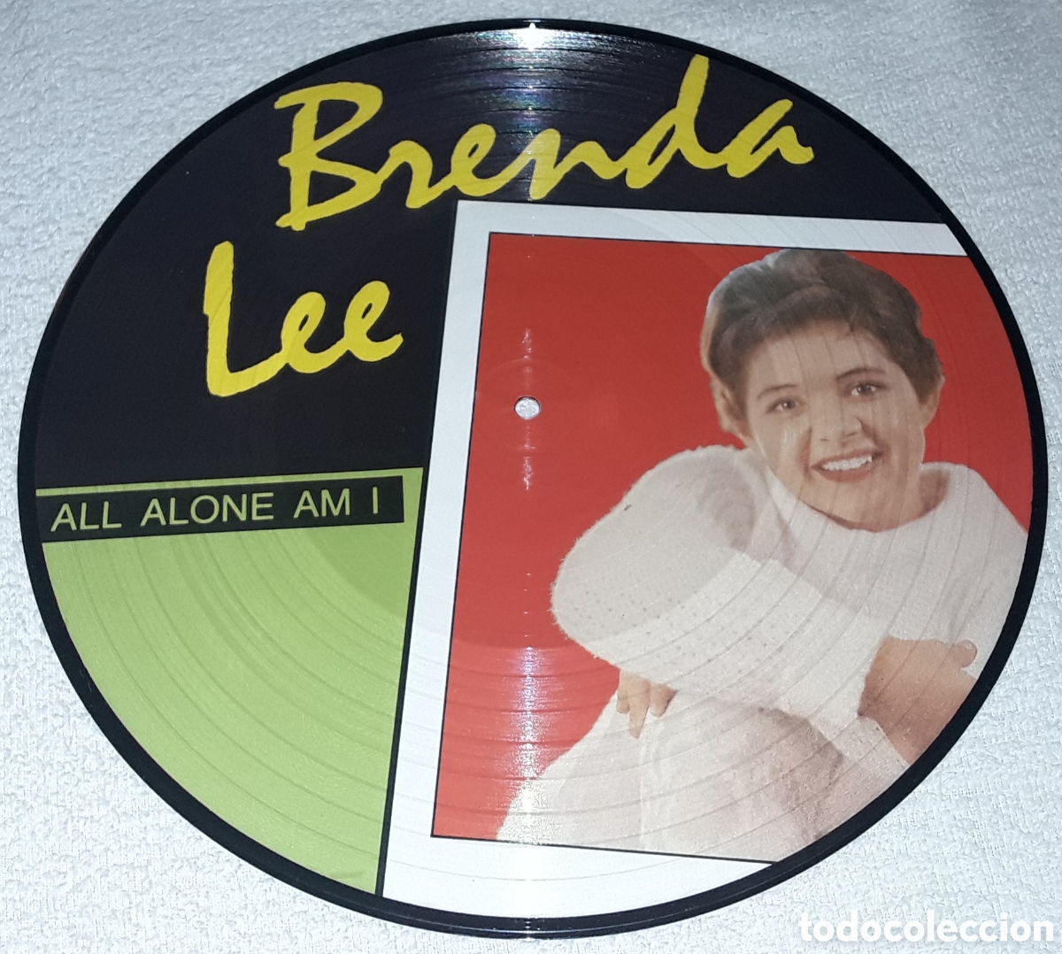 Discos de vinilo: PICTURE DISC - BRENDA LEE - ALL ALONE AM I