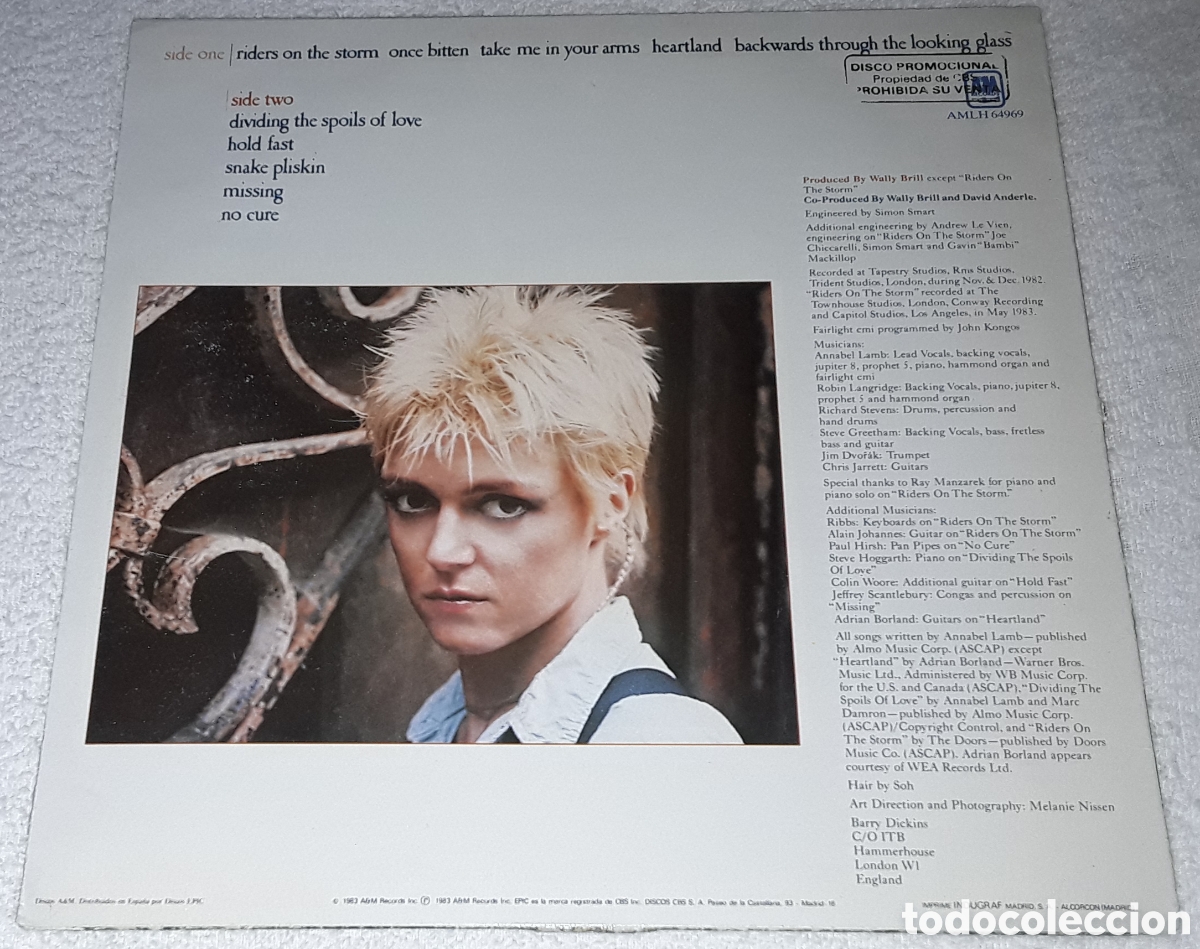 Discos de vinilo: LP - ANNABEL LAMB - ONCE BITTEN - EDICI&Oacute;N PROMOCIONAL - Foto 3