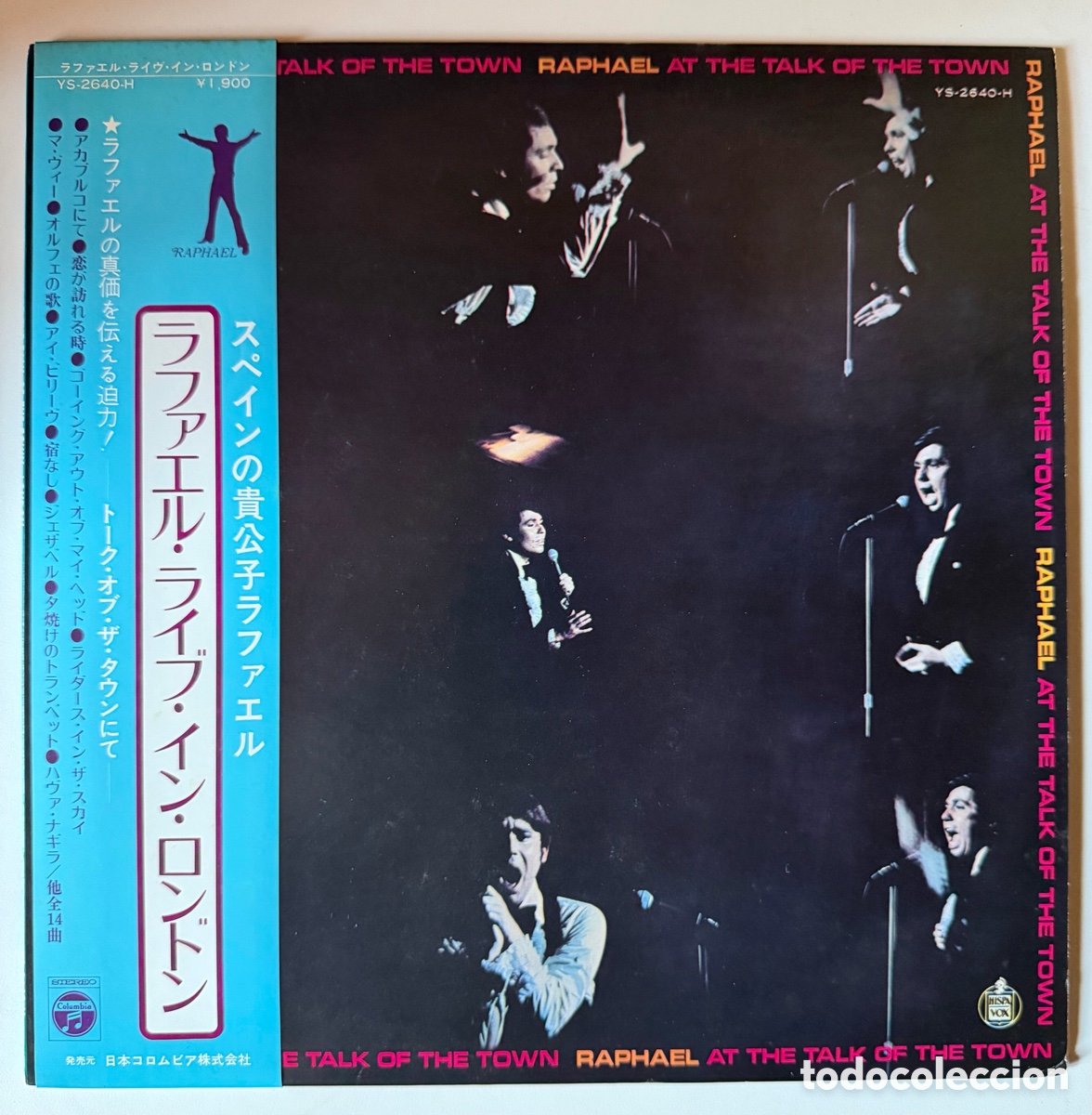 Discos de vinilo: Raphael Live At The Talk LP vinilo japon&eacute;s OBI
