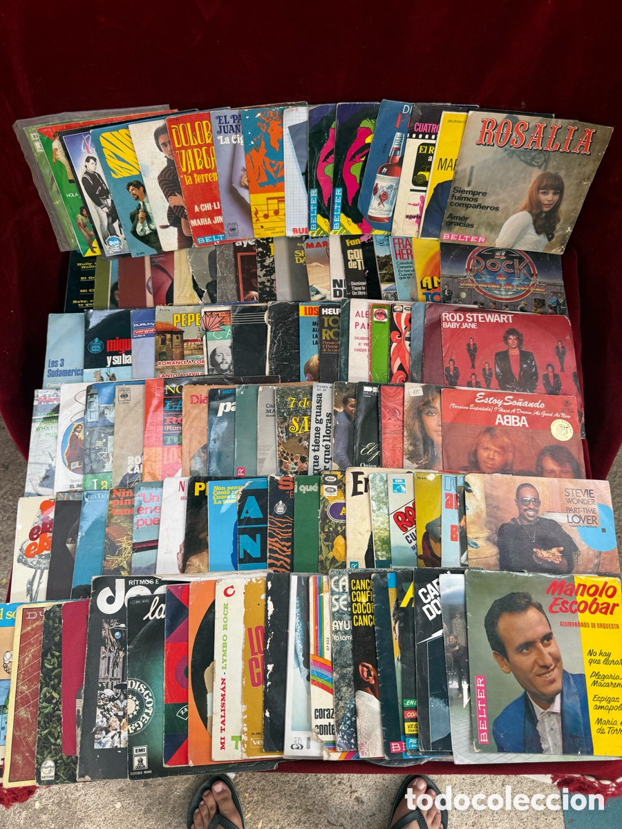 Discos de vinilo: Gran lote +100 discos de vinilo,Singles,LOTE 2