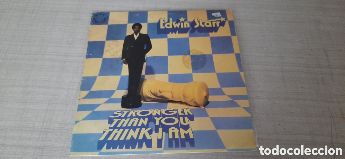 Discos de vinilo: Edwin starr stronger than YouTube think i am