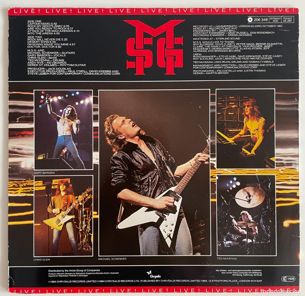 Discos de vinilo: The Michael Schenker Group &ndash; Rock Will Never Die - Foto 2