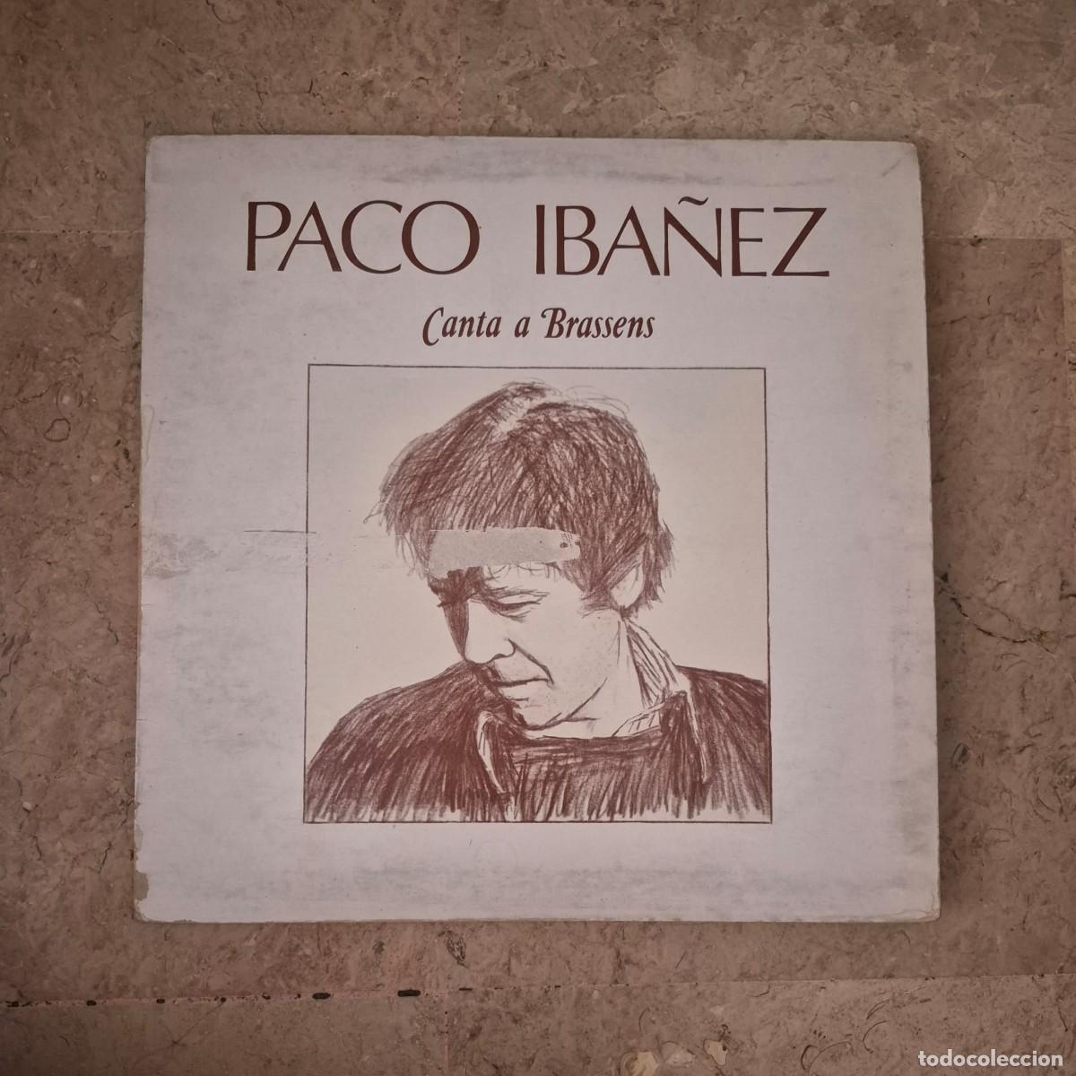Discos de vinilo: CANTA A BRASSENS - PACO IB&Aacute;&Ntilde;EZ (LP, VINILO)