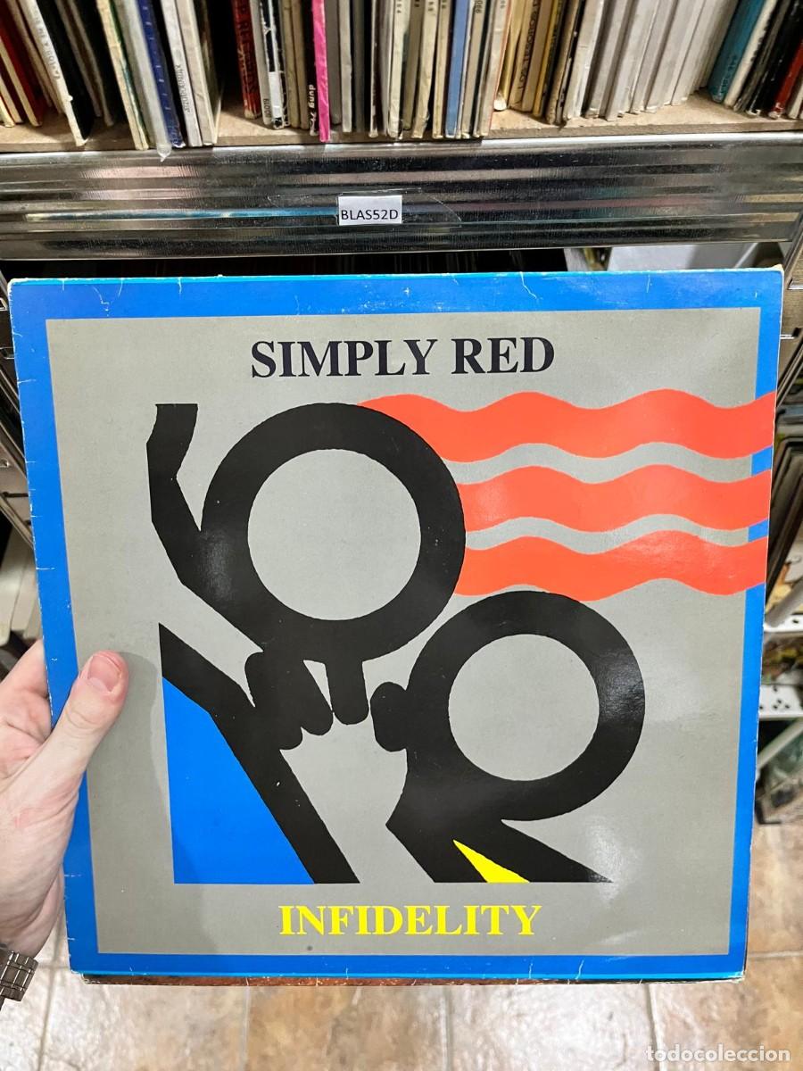 Discos de vinilo: BLAS52D Simply Red, Infidelity, Elektra. disco vinilo