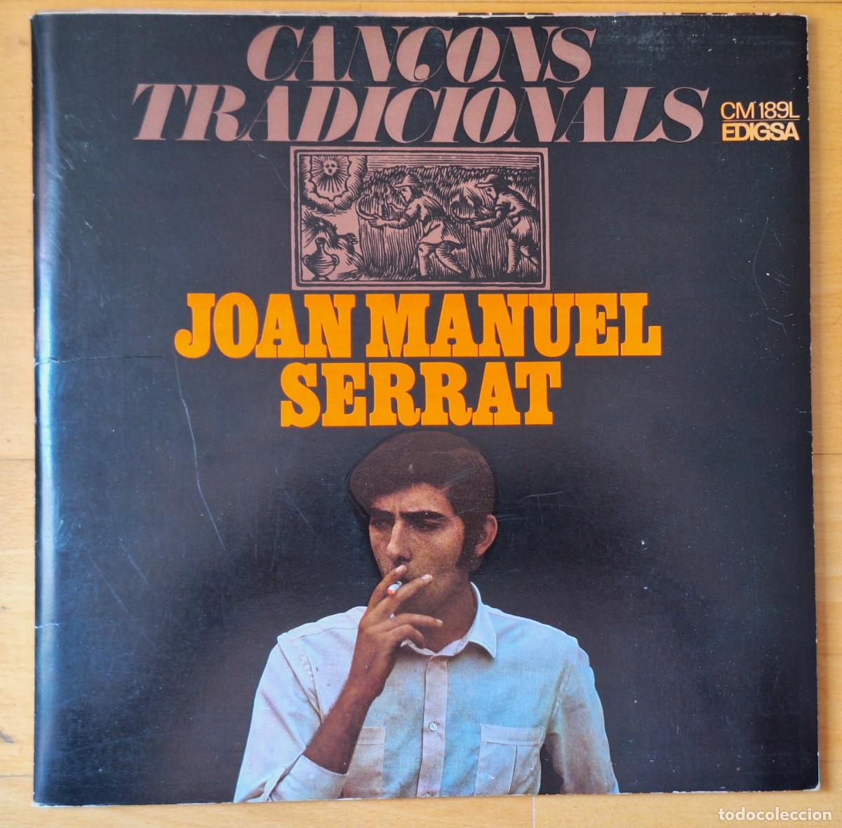 Discos de vinilo: JOAN MANUEL SERRAT - CAN&Ccedil;ONS TRADICIONALS - DISCO VINILO LP - EDIGSA A&Ntilde;O 1.967 - PERFECTO ESTADO
