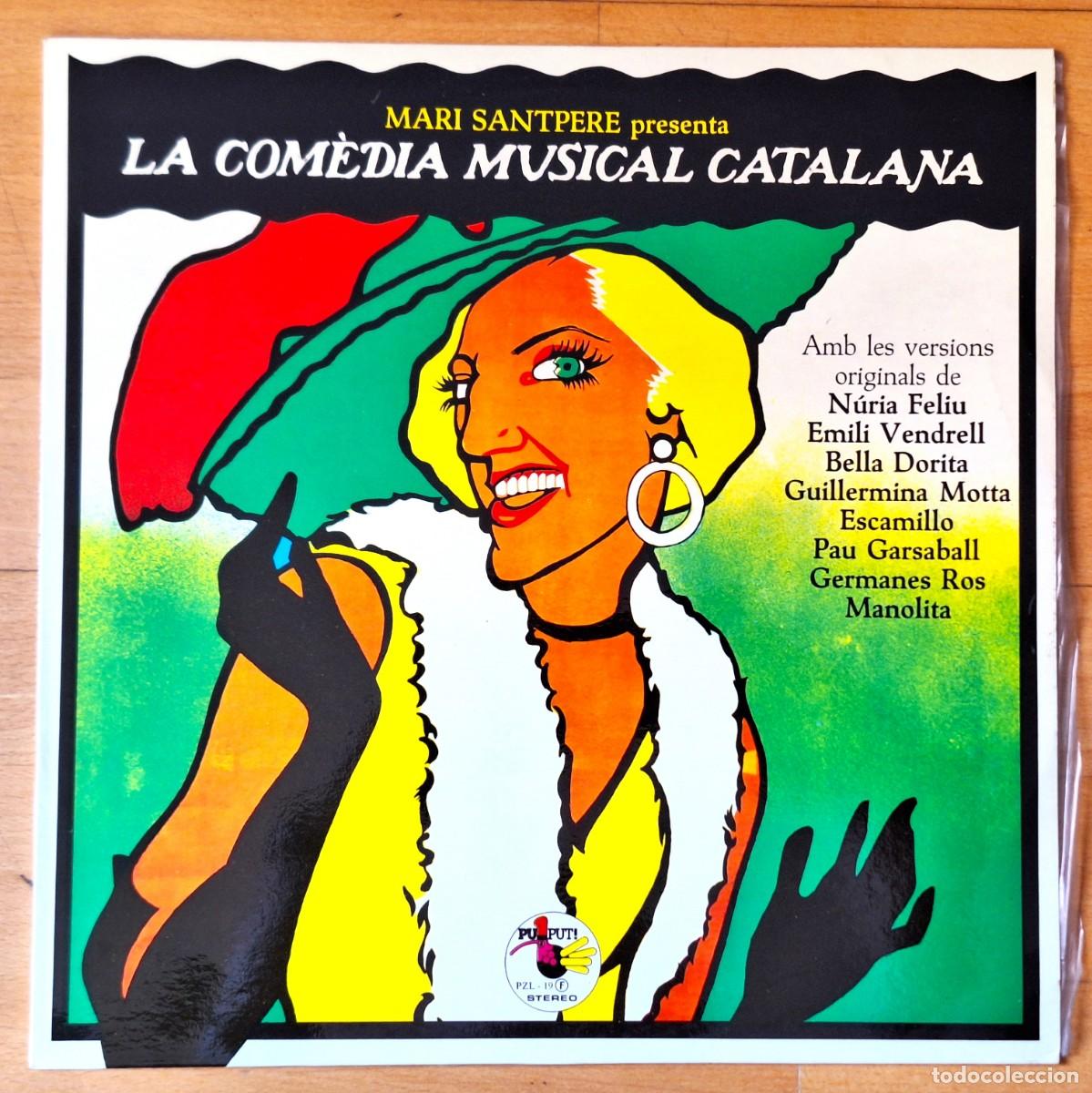Discos de vinilo: MARI SANTPERE - COMEDIA MUSICAL CATALANA - DISCO VINILO LP - ZAFIRO A&Ntilde;O 1.979 - PERFECTO ESTADO