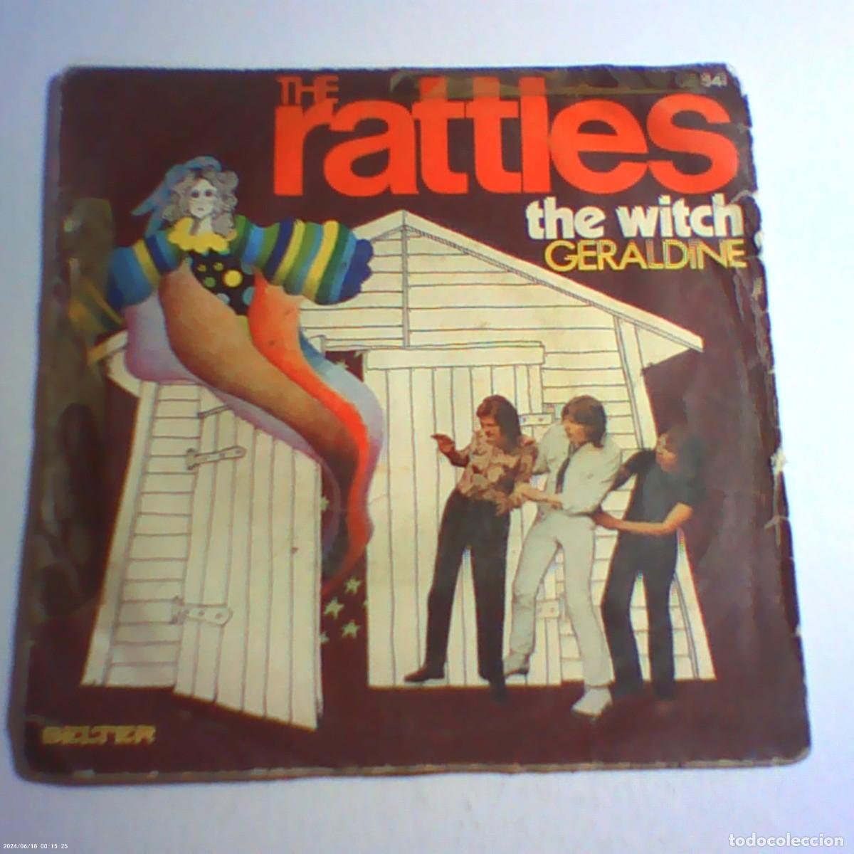 Discos de vinilo: single the rattles. the witch. geraldine. polydor 1973 spain (buen estado)
